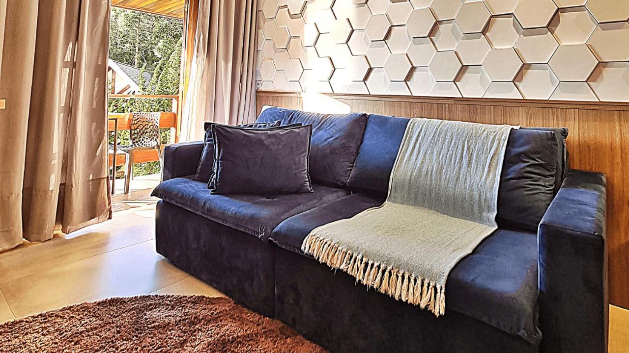 Duplex Luxo Com Piscina Aquecida, Lareira E Wifi Daire Campos do Jordao Dış mekan fotoğraf